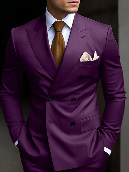 Hayden | Classic Tailored Fit Double Breasted 2 Pieces Suit