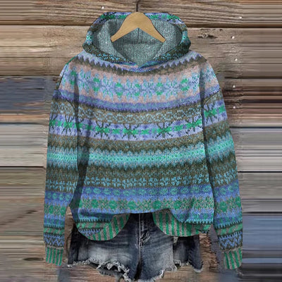 Ingrid – Mönstrad Hoodie