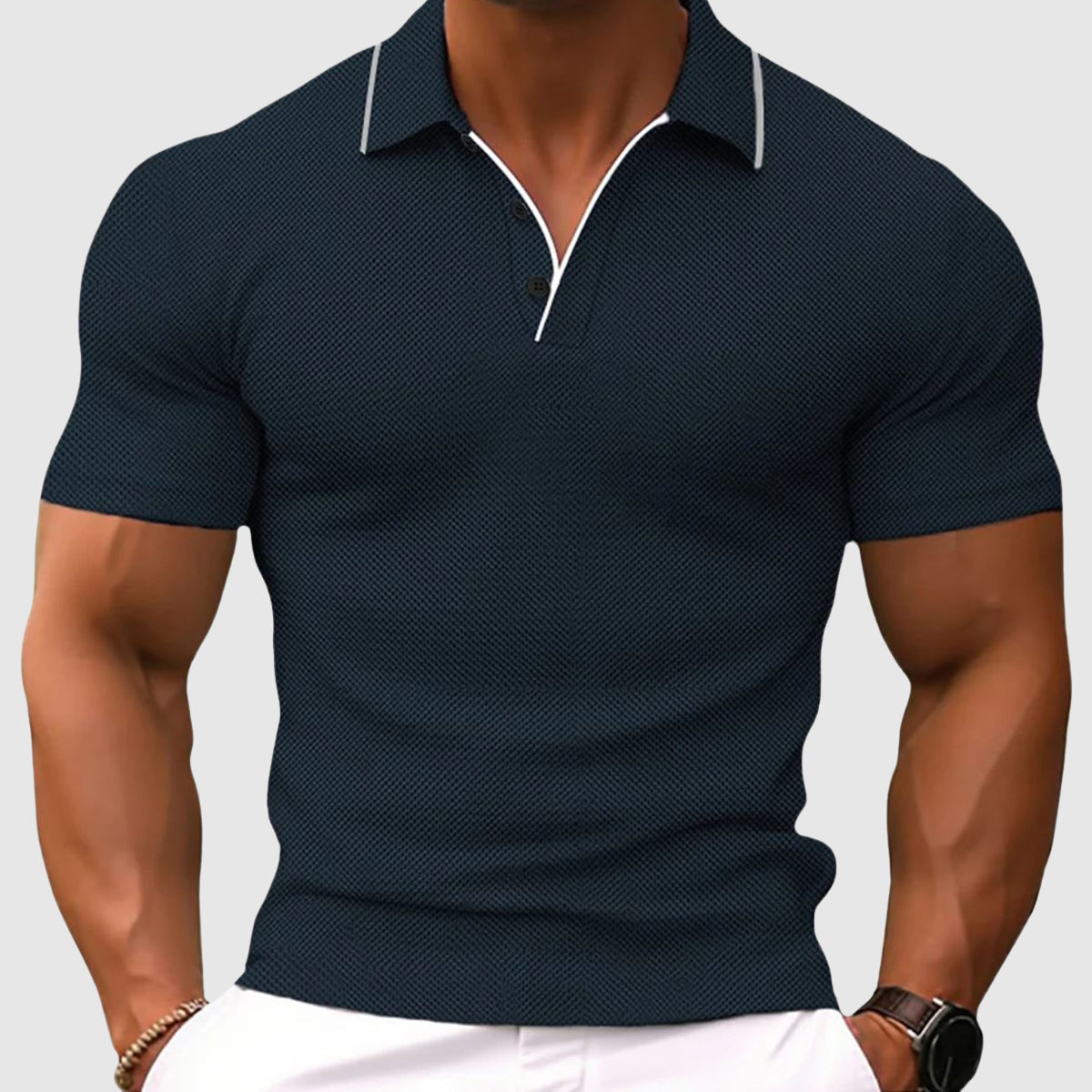 POLO SLIM FIT POUR HOMMES
