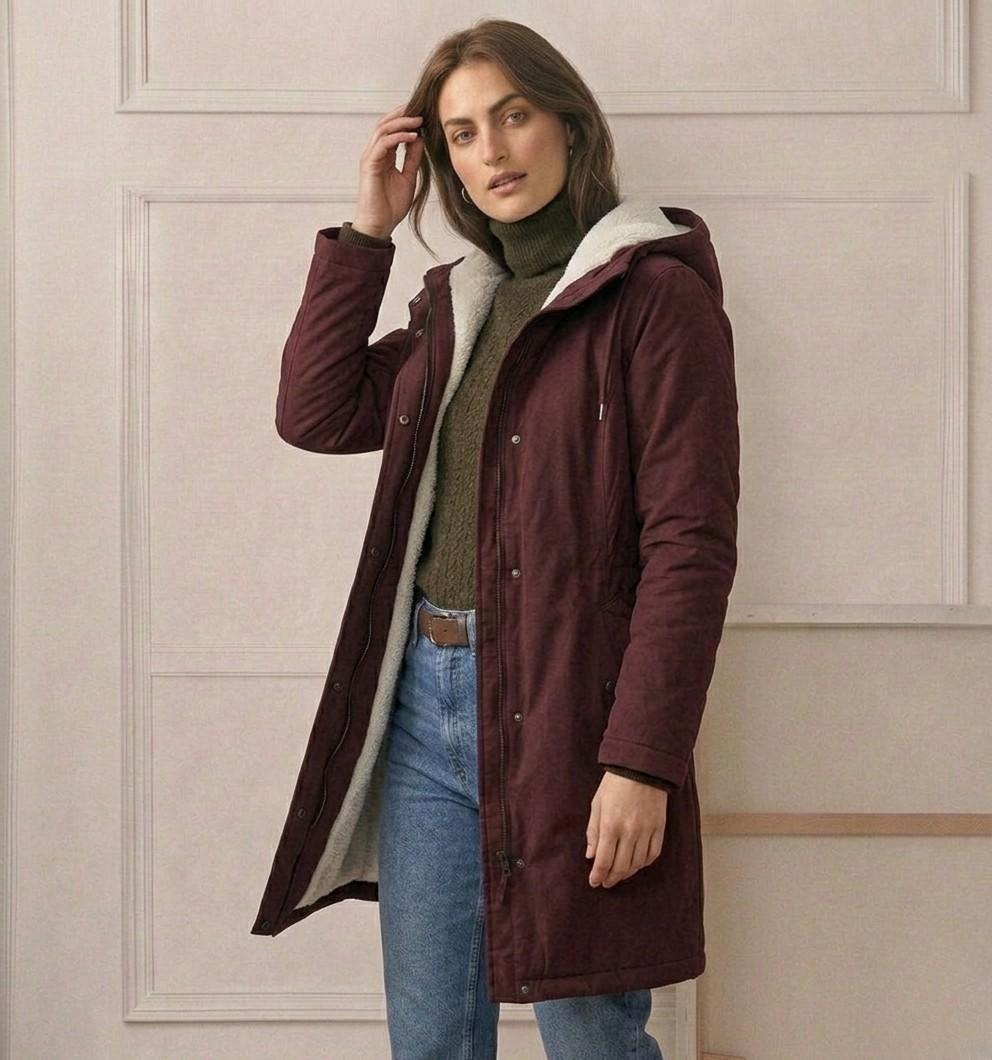 Waterproof Long Parka, Fleece-Lined