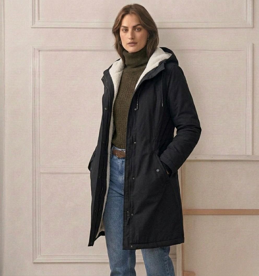 Waterproof Long Parka, Fleece-Lined