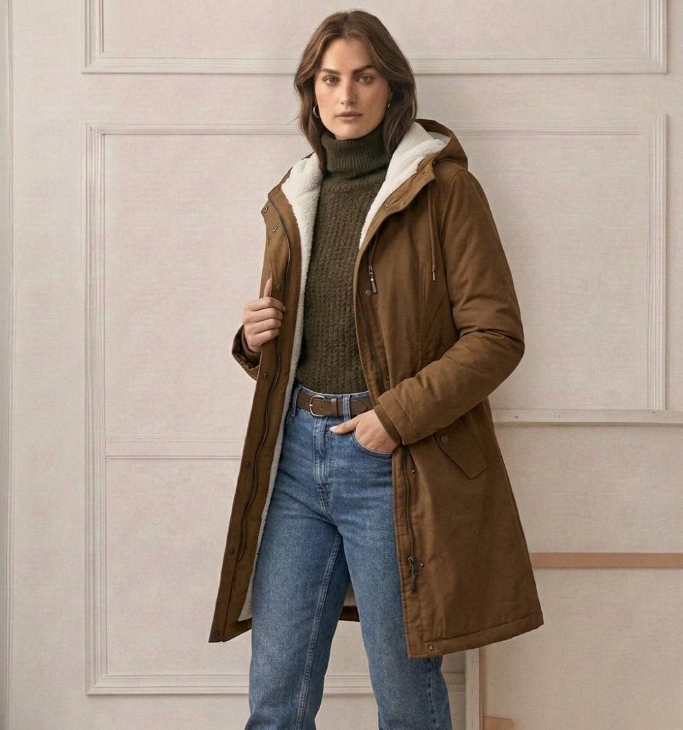 Waterproof Long Parka, Fleece-Lined