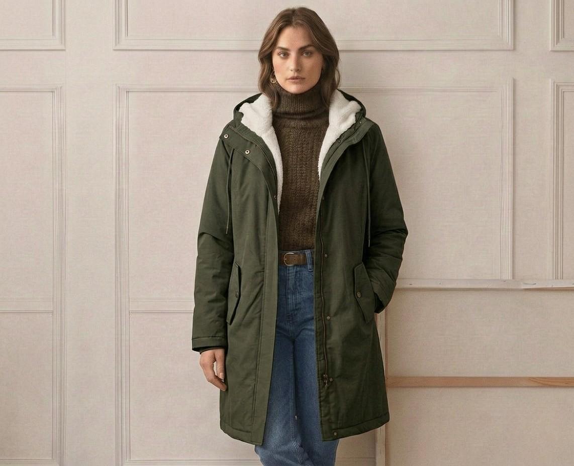 Waterproof Long Parka, Fleece-Lined