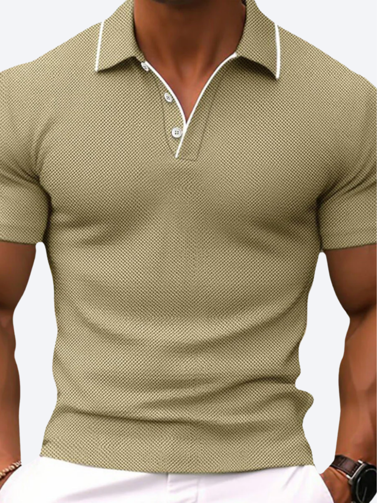 POLO SLIM FIT POUR HOMMES