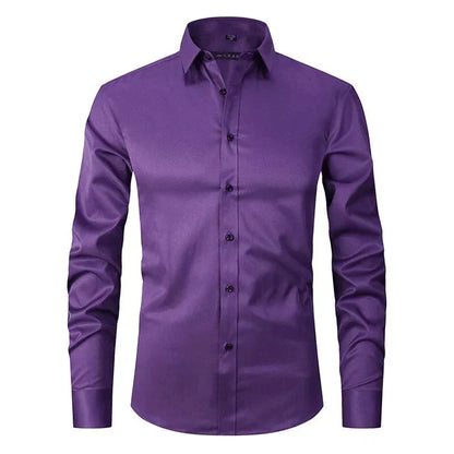 Heren Overhemd Met Lange Mouwen En Slim Fit