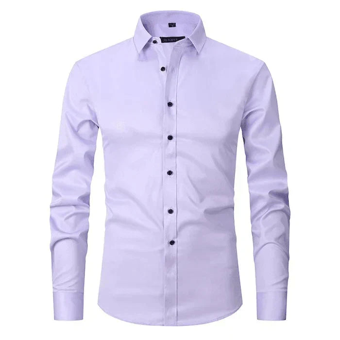 Heren Overhemd Met Lange Mouwen En Slim Fit