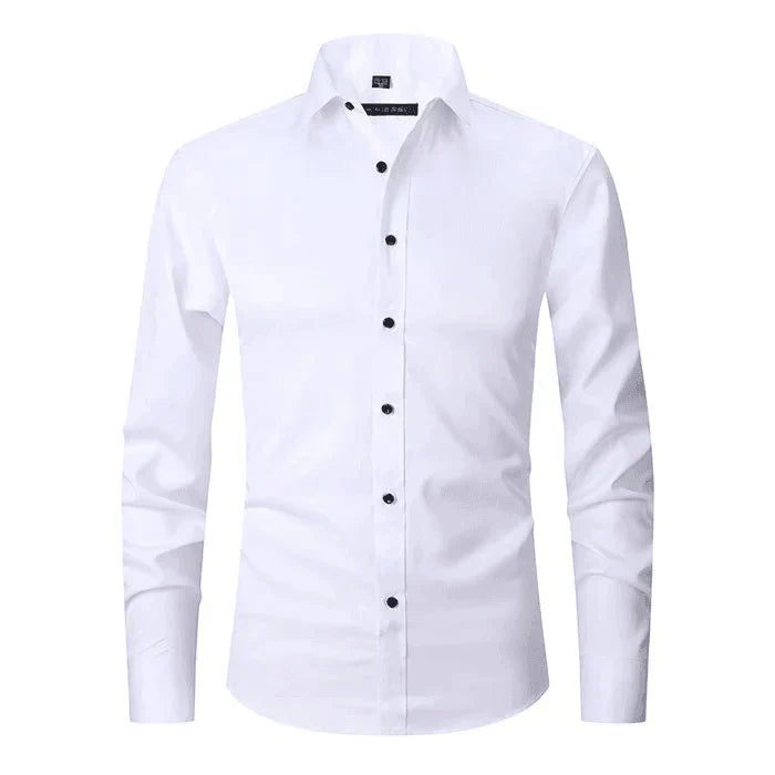 Heren Overhemd Met Lange Mouwen En Slim Fit