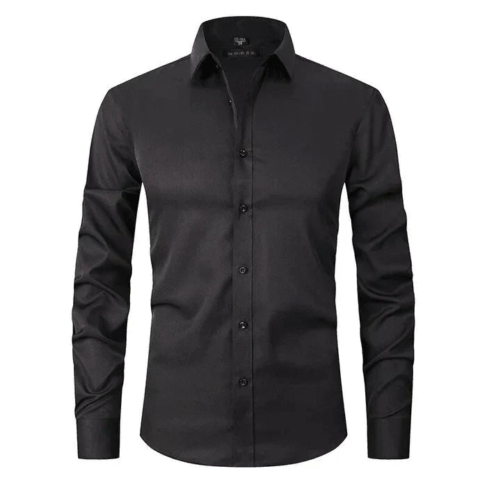 Heren Overhemd Met Lange Mouwen En Slim Fit