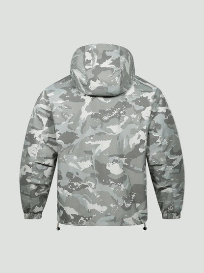 Unisex Jas – Loose Fit – Camouflage met Capuchon