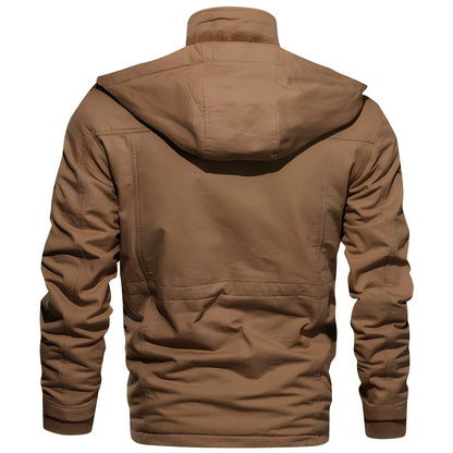 Heren Outdoorjas – Meerdere Zakken – Warm & Dagelijks Gebruik