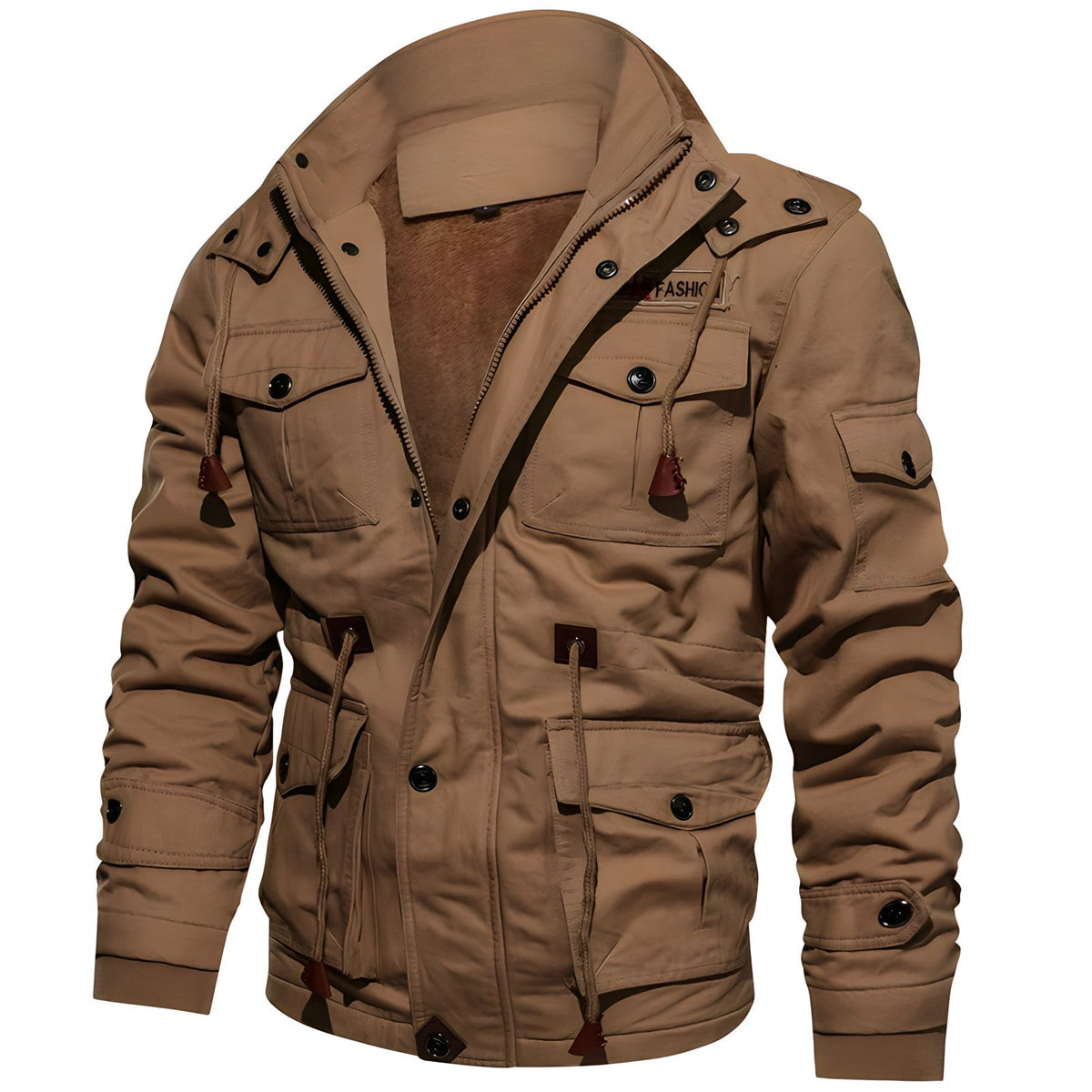 Heren Outdoorjas – Meerdere Zakken – Warm & Dagelijks Gebruik