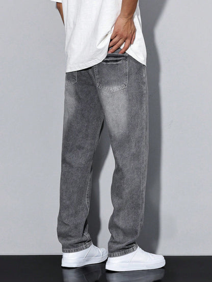 Men's Relaxed Straight Leg Jeans