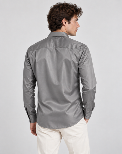 Heren Overhemd met Stretch en Anti-Kreuk